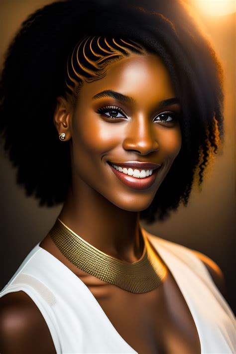 Lexica Portrait Of A Uniquely Pretty 20 Year Old Black Girl