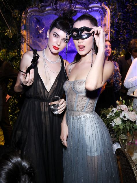 Bella Hadid And Kendall Jenner Wear Brave New Braless Looks At Dior S