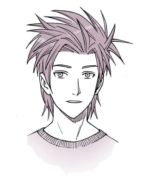 Anime Hair Manga Hair How To Draw Spiky Hair Anime Hair Manga