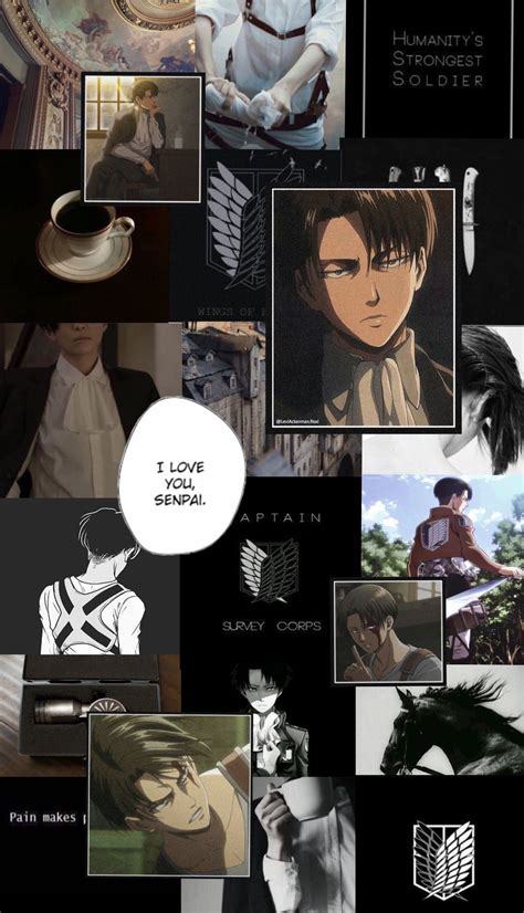 Levi Ackerman Collage Wallpapers For Descktop Attack