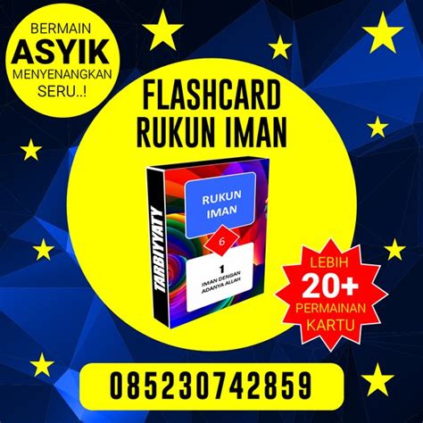 Jual Game Flashcard Rukun Iman Grosir Kartu Flascard Di Lapak Saiful