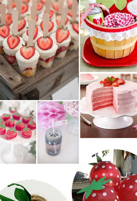 10 Creative Strawberry Themed Party Birthday Ideas Food And Decor