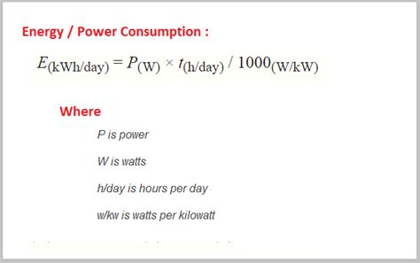 How to calculate kwh usage. Electrical Engineers online calculator with formula
