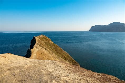 Premium Photo Crimea Peninsula Koktebel Cape Hameleon Coastline Of The Black Sea Summer