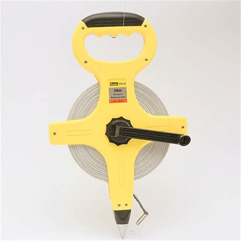 Supply 30m 100m Pvc Portable Measuring Tape With Plastic Frame Factory