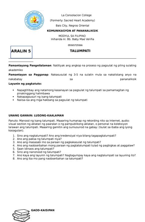 Uri Ng Talumpati Na Halos Walang Paghahanda Sa Pagsulat At Pagbigkas