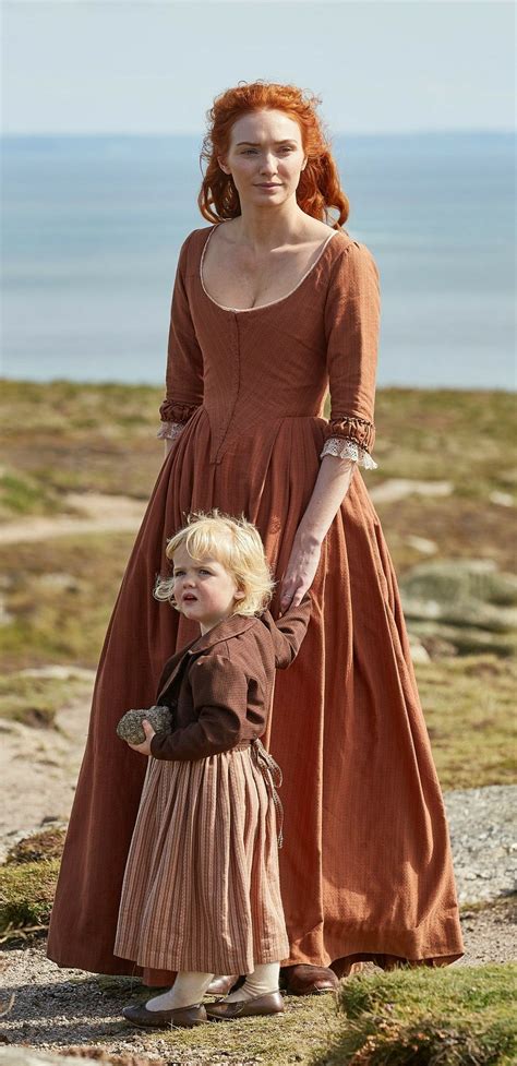 Demelza And Clowance Poldark S4 Poldark Demelza Poldark 18th Century Fashion