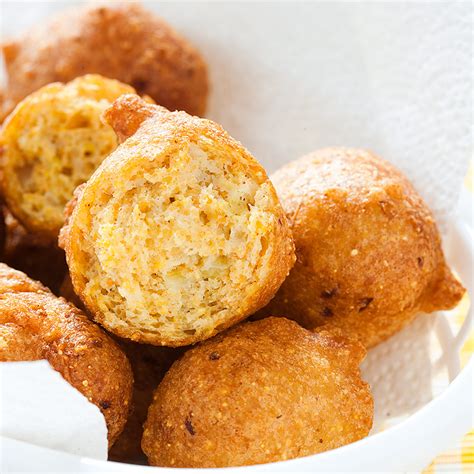 Free shipping on all orders! Corn and Red Pepper Hushpuppies | Cook's Country