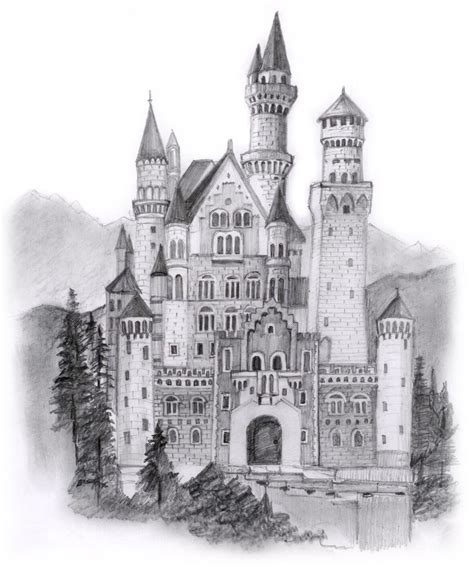 Chapter 12 Europe Castle Drawing Architecture Drawing Art Nature