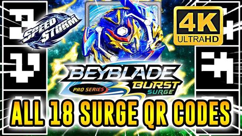 All 18 Beyblade Burst Surge Pro Series Qr Codes In 4k Beyblade Burst