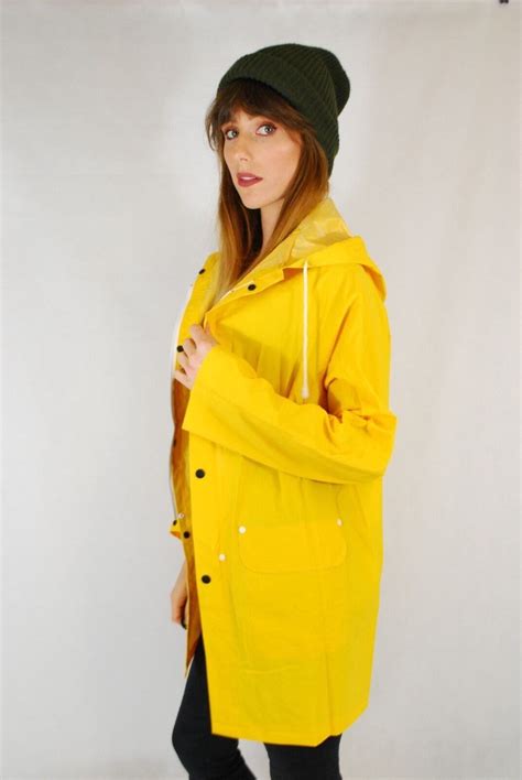 Fishermans Yellow Mac Raincoat Jacket Coat Festivaloutdoors 8 10 12