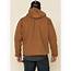Carhartt Mens Brown Washed Duck Sherpa Lined Hooded Work Jacket  Sheplers
