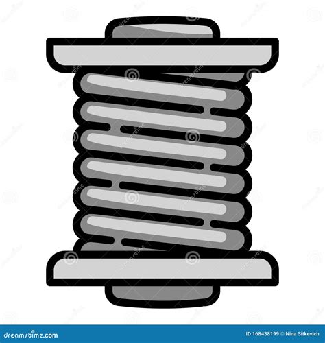 Cord Coil Icon Outline Style Stock Vector Illustration Of Icon