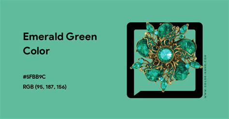 Emerald Green Color Hex Code Is 5fbb9c
