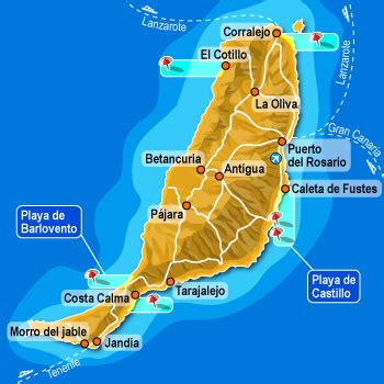 Map Fuerteventura Corralejo