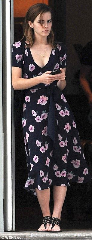 Emma Watsons Floral Summer Dress