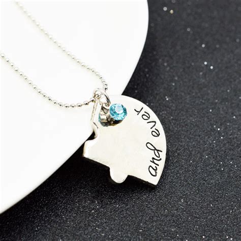 4 Piece Heart Best Friends Forever And Ever Necklaces