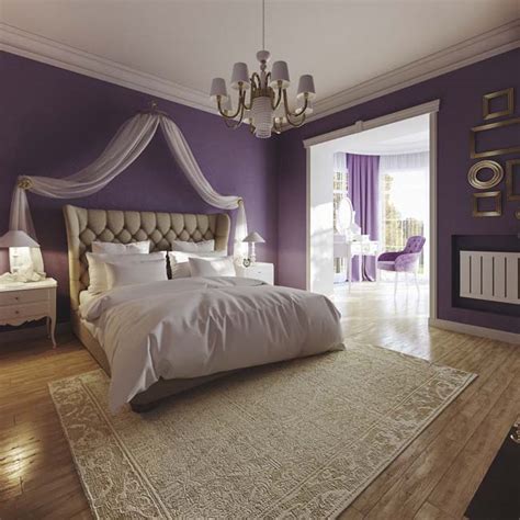 purple bedroom design for girls by artem belousko