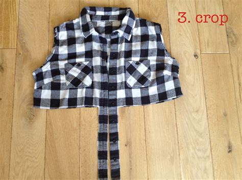 Diy Cropped Flannel Shirt By Hand London