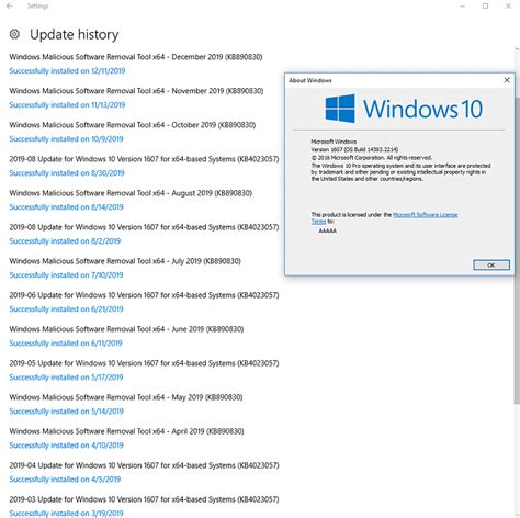 Windows 10 Build 1607 Still Getting Cumulative Updates Windows 10 Forums