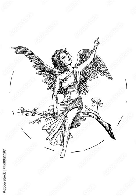 Women Angel Vector Clipart