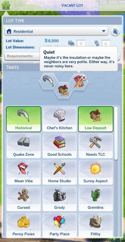 Unlocks The Locked Lot Traits In The Sims 4 City Living Sims 4