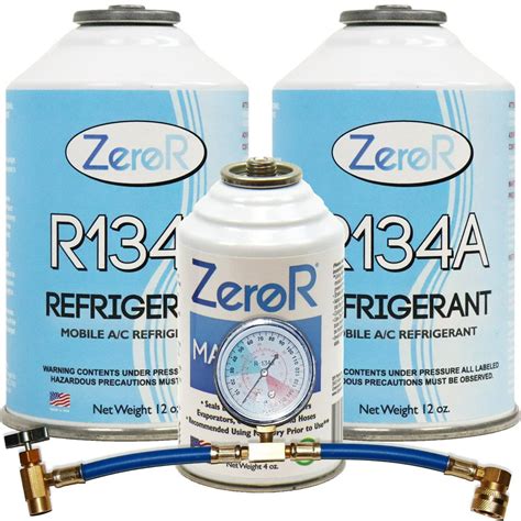 Zeror Genuine R134a Refrigerant R 134a Quick Seal And Ac Recharge