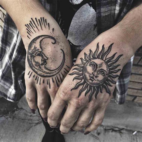 Sun Moon Tattoo Best Tattoo Ideas Gallery