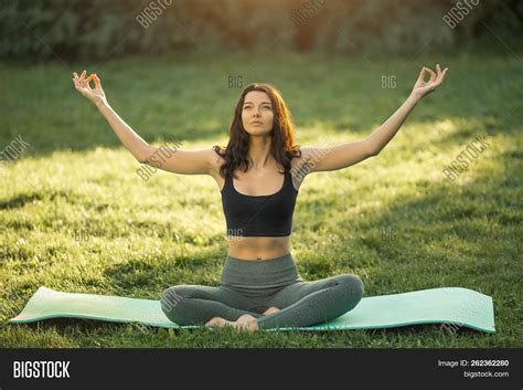 Young Girl Doing Yoga Image And Photo Free Trial Bigstock