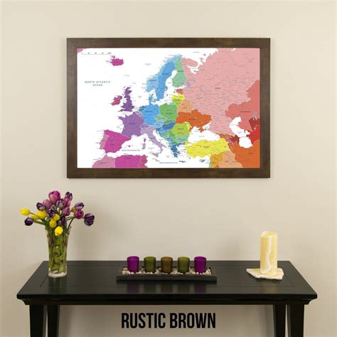 Colorful Europe Push Pin Travel Map With Pins Travel Map Pins