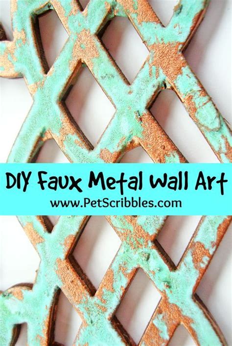 Diy Faux Metal Wall Art Metal Wall Art Diy Wall Art Metal Tree Wall Art