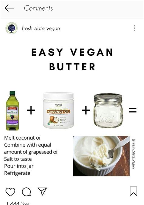 Easy Vegan Butter Vegan Butter Coconut Oil Easy Vegan Vegan Eating