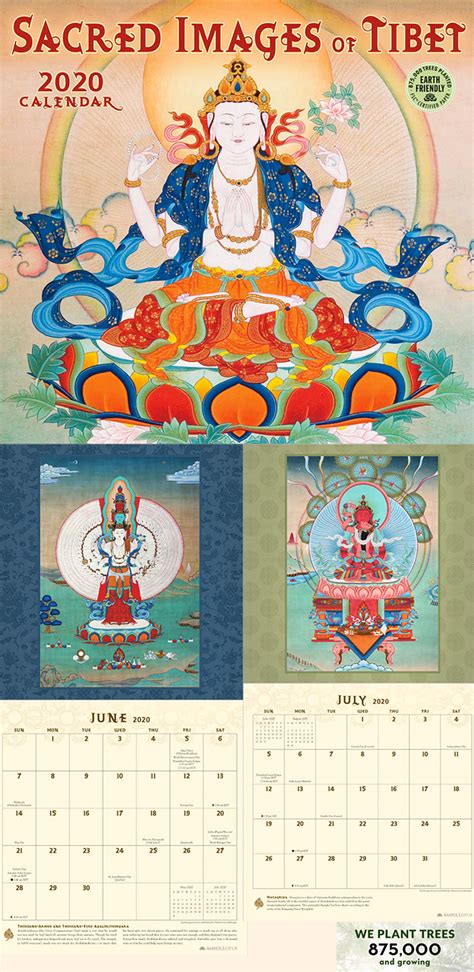The Dalai Lama Quotes 2024 Calendar Thangka Thangka Painting Artist