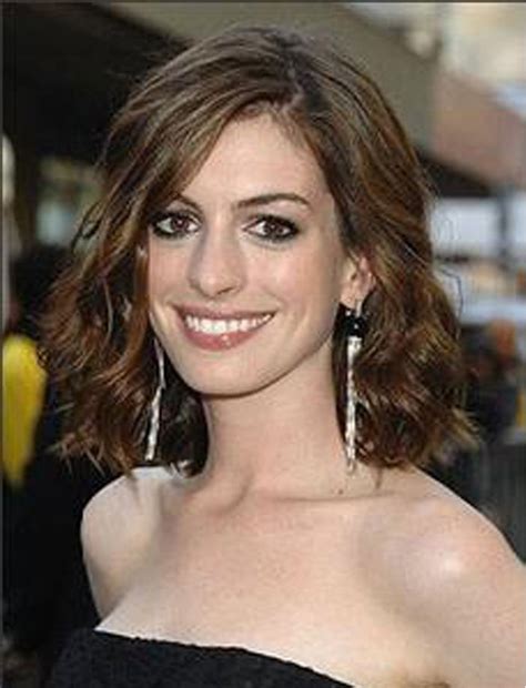 Anne Hathaway Medium Hair Styles Bob Hairstyles Pictures Short Hair