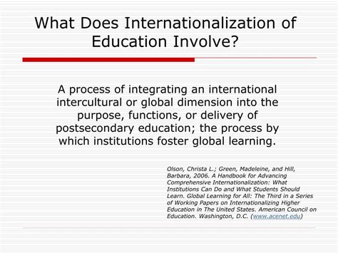 Ppt Internationalization Of Education And The Fulbright Program