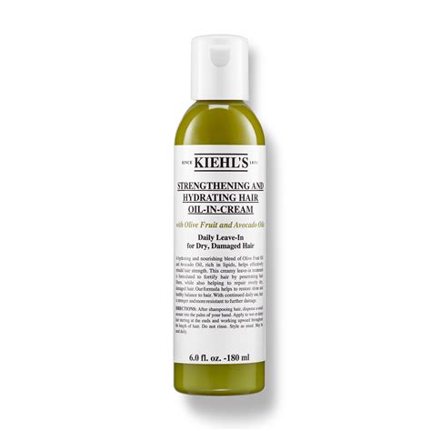 Strengthening And Hydrating Hair Oil In Cream Kiehls Uk