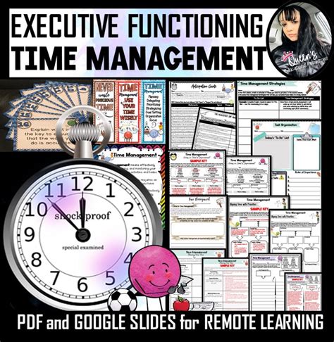 Time Management Worksheets And Answer Keys Time Management Activities