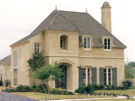 Mustard Cottage Exteriors French Country House Stucco Homes