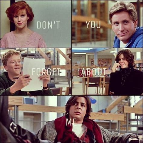 Don T You Forget About Me “sincerely Yours The Breakfast Club” ♥ 80 S Eighties Flashback