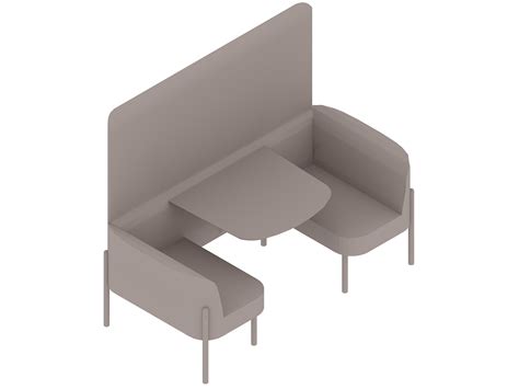 Hue Boothwith Screen 3d Product Models Herman Miller