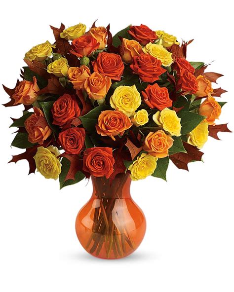 Telefloras Fabulous Fall Roses In Sebring Oh Joys Flower Shop