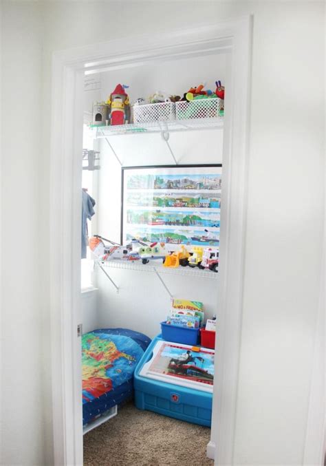 Walk In Closet Turned Into Creative Toddler Bedroom Small Toddler