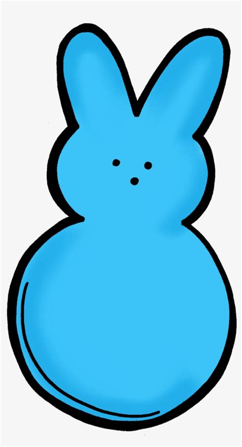 Peeps Svg Cartoon - Easter Bunny Peeps Clipart PNG Image | Transparent