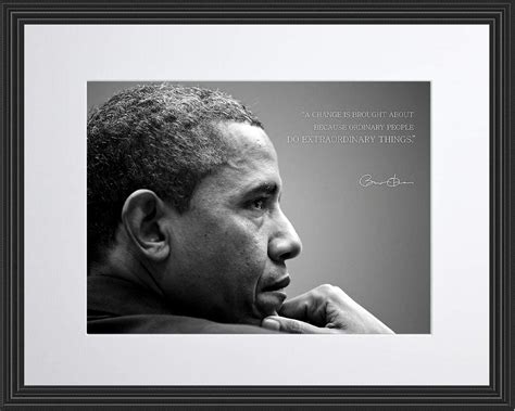 Wesellphotos Barack Obama Photo Picture Poster Framed Quote