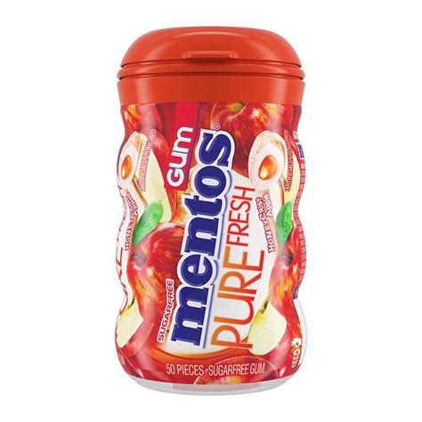 Mentos Pure Fresh Sugar Free Chewing Gum With Xylitol Honeycrisp Apple