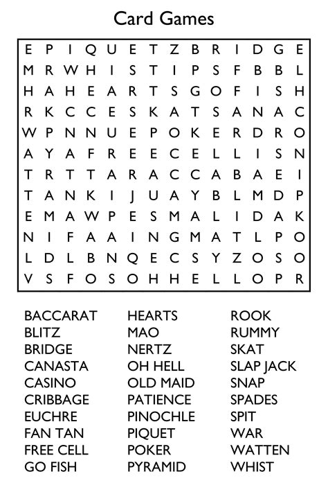 Free Word Search Puzzles You Can Print Free Printable Word Free Word Search Puzzles For
