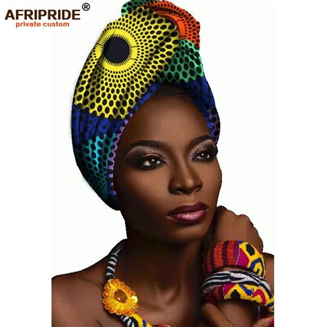 African Print Cotton Wax Head Scarf High Quality African Traditional Bazin Rich Headweara6s04