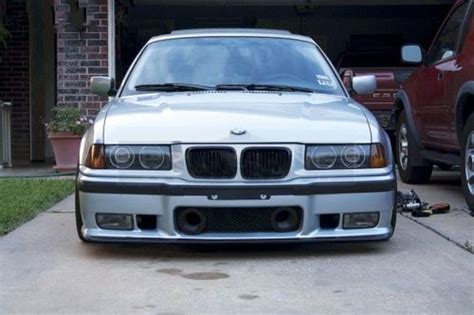 Black Air Intakes With Grill For Bmw 3 E36 M Sport Front Bumper