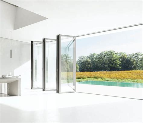 Schiebetür in wand grundriss bedeutet eine große planerische vielfalt! Faltwand und Falttüren aus Glas, Aluminium und Holz ...