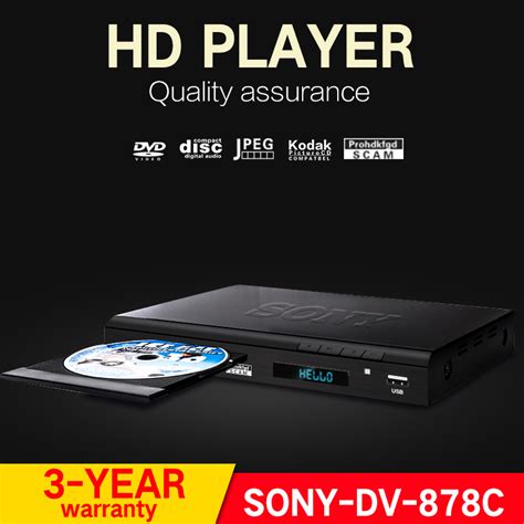 Universal Sony Dv 878c Dvd Player Audio Built In Wifi Multi System